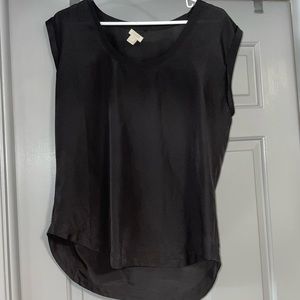 Black Size 6 J. Crew Top.